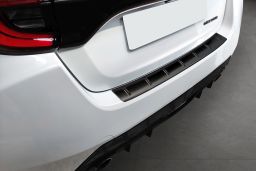 Rear bumper protector Toyota Yaris (XP21) 2020-> 5-door hatchback stainless steel anthracite - Strong (TOY18YABP) (1)