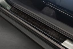 Door sill plates Toyota Aygo X 2022->   aluminium diamond plate black 4 pieces (TOY3AYEG) (1)