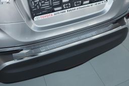 Rear bumper protector Toyota C-HR 2016-present stainless steel high gloss (TOY3CHBA) (1)