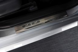 Door sill plates Toyota Yaris (XP21) 2020-> 5-door hatchback stainless steel (TOY7YAEA) (1)