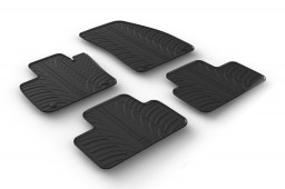 Volvo XC40 2017-present car mats set anti-slip Rubbasol rubber (VOL1X4FR)