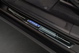 Door sill plates Volvo XC60 II 2017->   stainless steel high gloss black 4 pieces (VOL2X6EG) (1)