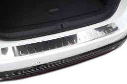 Rear bumper protector suitable for Volkswagen ID.7 2023-> 5-door hatchback stainless steel high gloss (VW10I7BA) (1)