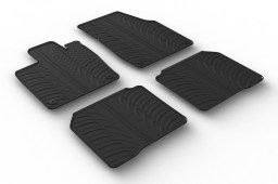 Car mats suitable for Volkswagen ID.7 2023-> 4-door saloon Rubbasol rubber (VW1I7FR) (1)