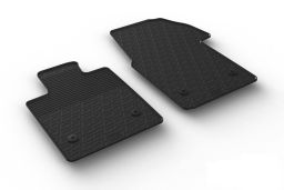 Car mats Volkswagen Multivan T7 (ST) 2022-present set anti-slip Rubbasol rubber (VW1T7FR) (1)