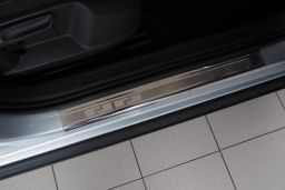 Door sill plates Volkswagen T-Cross (C1) 2018-present stainless steel (VW1TCEA) (1)