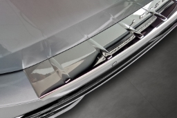 Rear bumper protector suitable for Volkswagen Passat Variant (B9) 2023-> wagon stainless steel high gloss (VW22PABP) (1)