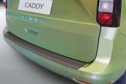 Rear bumper protector Volkswagen Caddy IV 2020-present ABS - brushed alloy (VW2CABR) (1)