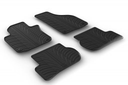 Volkswagen Jetta V (1K) 2005-2011 4-door saloon car mats set anti-slip Rubbasol rubber (VW2JEFR)