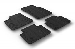 Volkswagen Touareg III 2018-present car mats set anti-slip Rubbasol rubber (VW2TAFR)