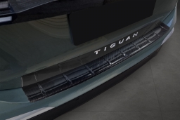 Rear bumper protector suitable for Volkswagen Tiguan III 2024->  carbon (VW32TIBP) (1)