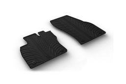 Car mats Volkswagen Caddy IV 2020-present set anti-slip Rubbasol rubber (VW3CAFR) (1)