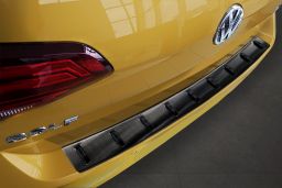 Rear bumper protector Volkswagen Golf VII (5G) 2012-2020 3 & 5-door hatchback stainless steel anthracite - Strong (VW58GOBP) (1)