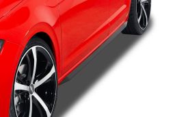 Side skirts Slim Volkswagen Polo VI (AW) 2017-present 5-door hatchback ABS - painted (VW5POTS) (1)