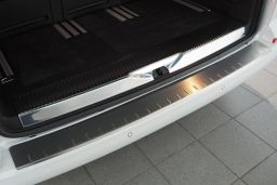 Rear bumper protector Volkswagen Transporter T6 2015-present stainless steel (VW5T6BA) (1)