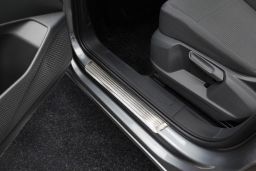 Door sill plates Volkswagen Caddy IV 2020-present   stainless steel 2 pieces (VW6CAEG) (1)