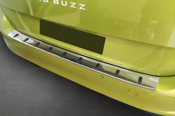 Rear bumper protector Volkswagen ID.Buzz 2022->   stainless steel brushed - Strong (VW6IBBP) (1)