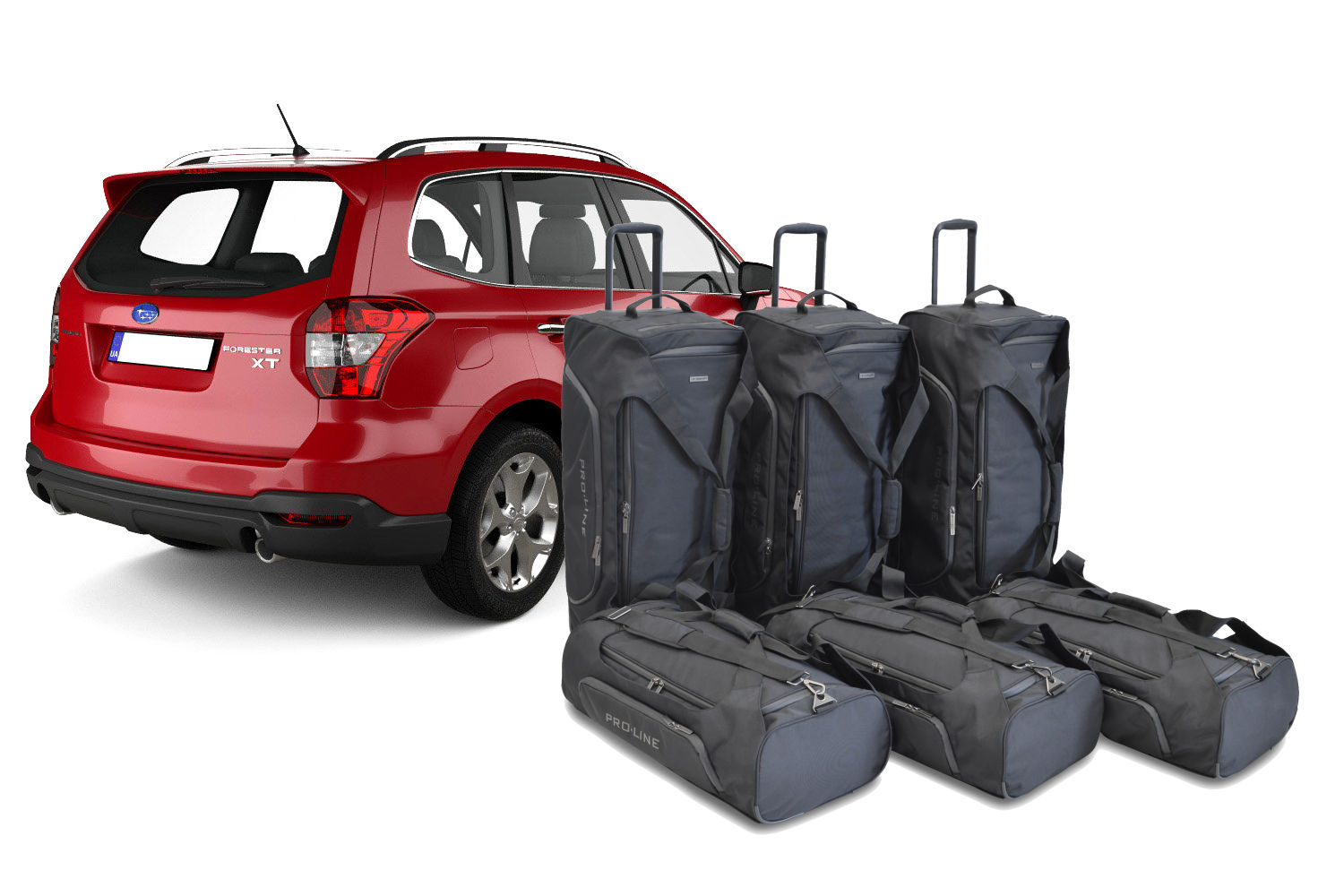 Reisetaschenset passend für Subaru Forester IV (SJ) 2013-2018 Pro.Line