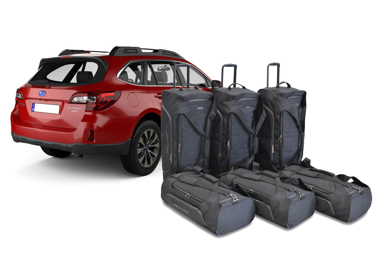 Set de sacs de voyage Subaru Outback V 2015-2020 break Pro.Line