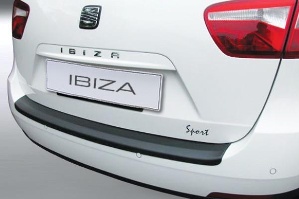 Bumperbeschermer Seat Ibiza ST (6J) 2010-2017 wagon ABS - matzwart