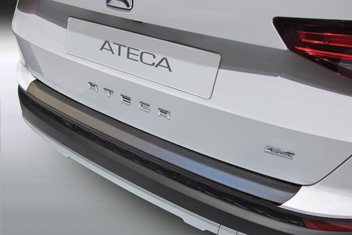 Protection de seuil de coffre Seat Ateca 2016-présent ABS - noir mat
