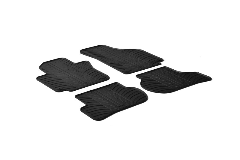 Car mats suitable for Seat Altea XL (5P) 2006-2009 Rubbasol rubber