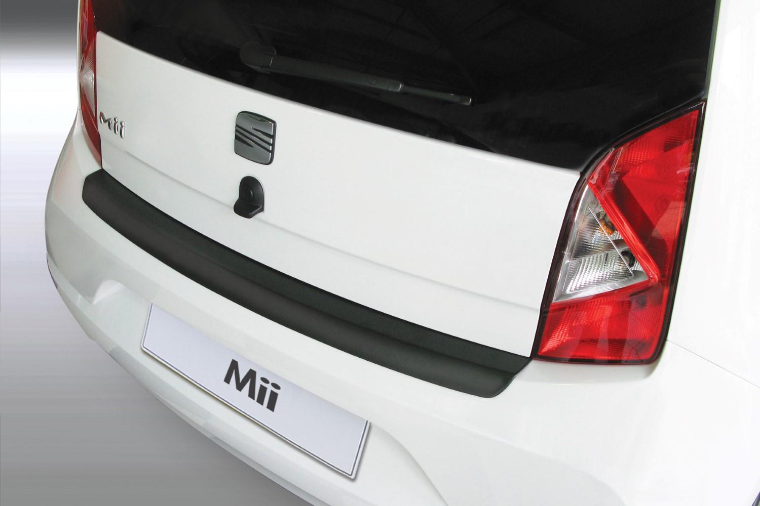 Protection de seuil de coffre Seat Mii 2011-2021 3 & 5 portes bicorps ABS - noir mat