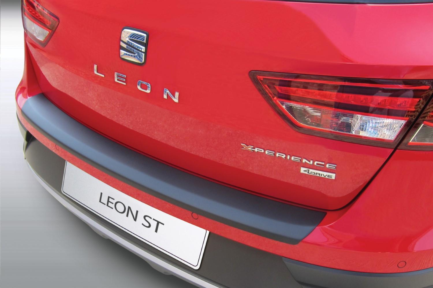 Bumperbeschermer Seat Leon ST (5F) 2014-2017 wagon ABS - matzwart