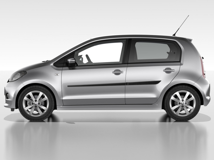 Stootstrips Volkswagen up! 2011-heden 5-deurs hatchback set zijportieren