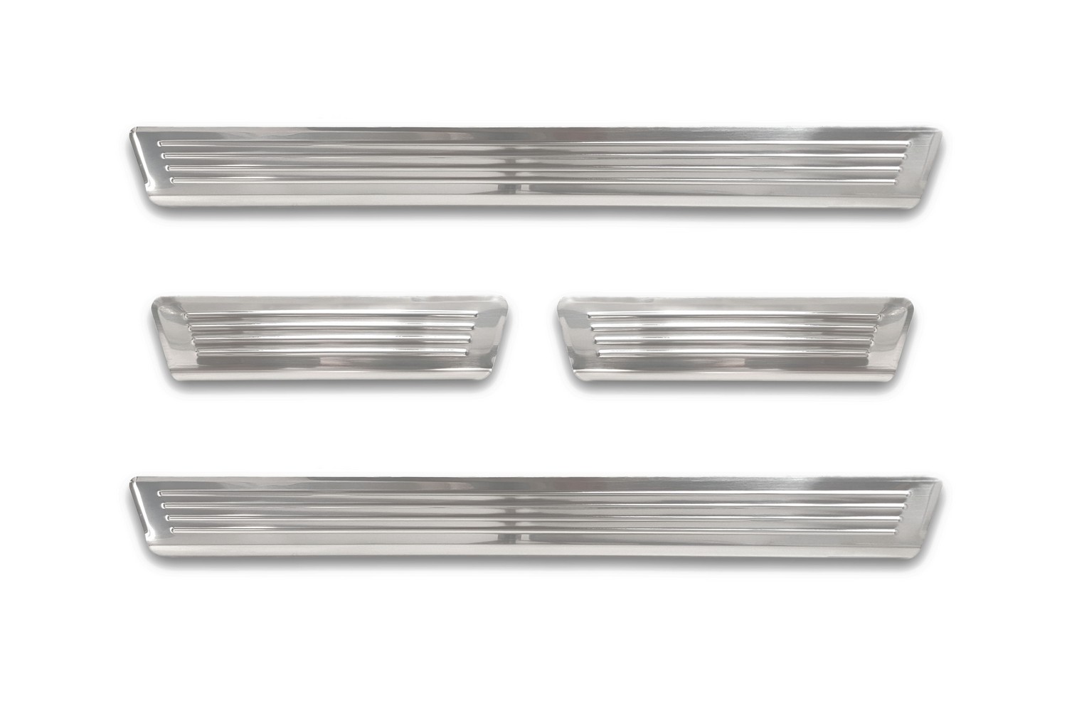 Door sill plates suitable for Skoda Octavia IV (NX) 2020-present 5-door hatchback stainless steel brushed 4 pieces