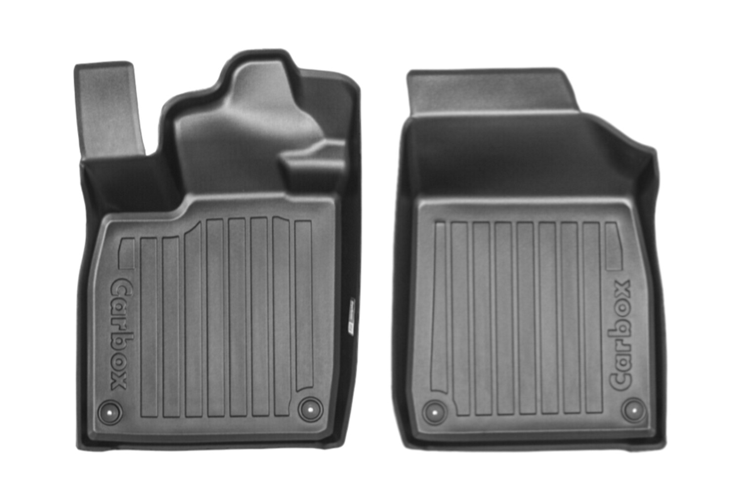 Automatten geschikt voor Skoda Enyaq iV 2020-heden Carbox Floor Highline PE rubber - set voor