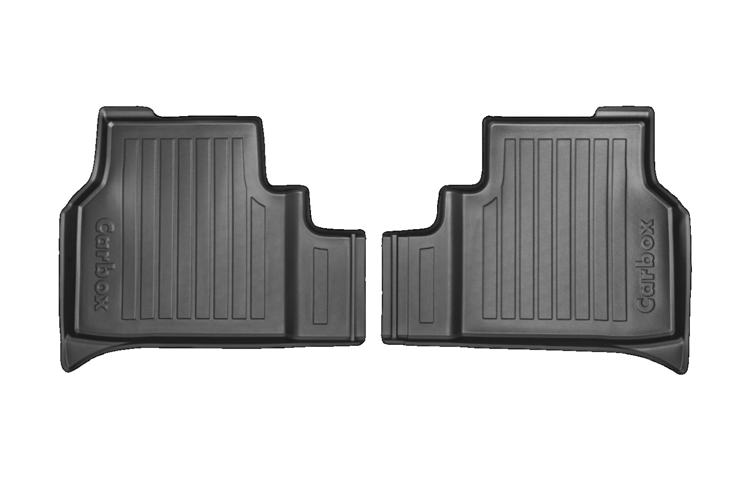 Automatten geschikt voor Skoda Enyaq iV 2020-heden Carbox Floor PE rubber - set achter