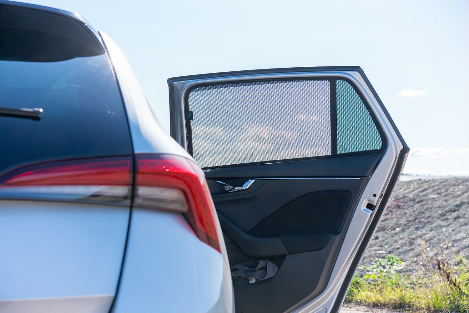 Zonneschermen geschikt voor Skoda Scala (NW1) 2019-heden 5-deurs hatchback Car Shades - achterportieren