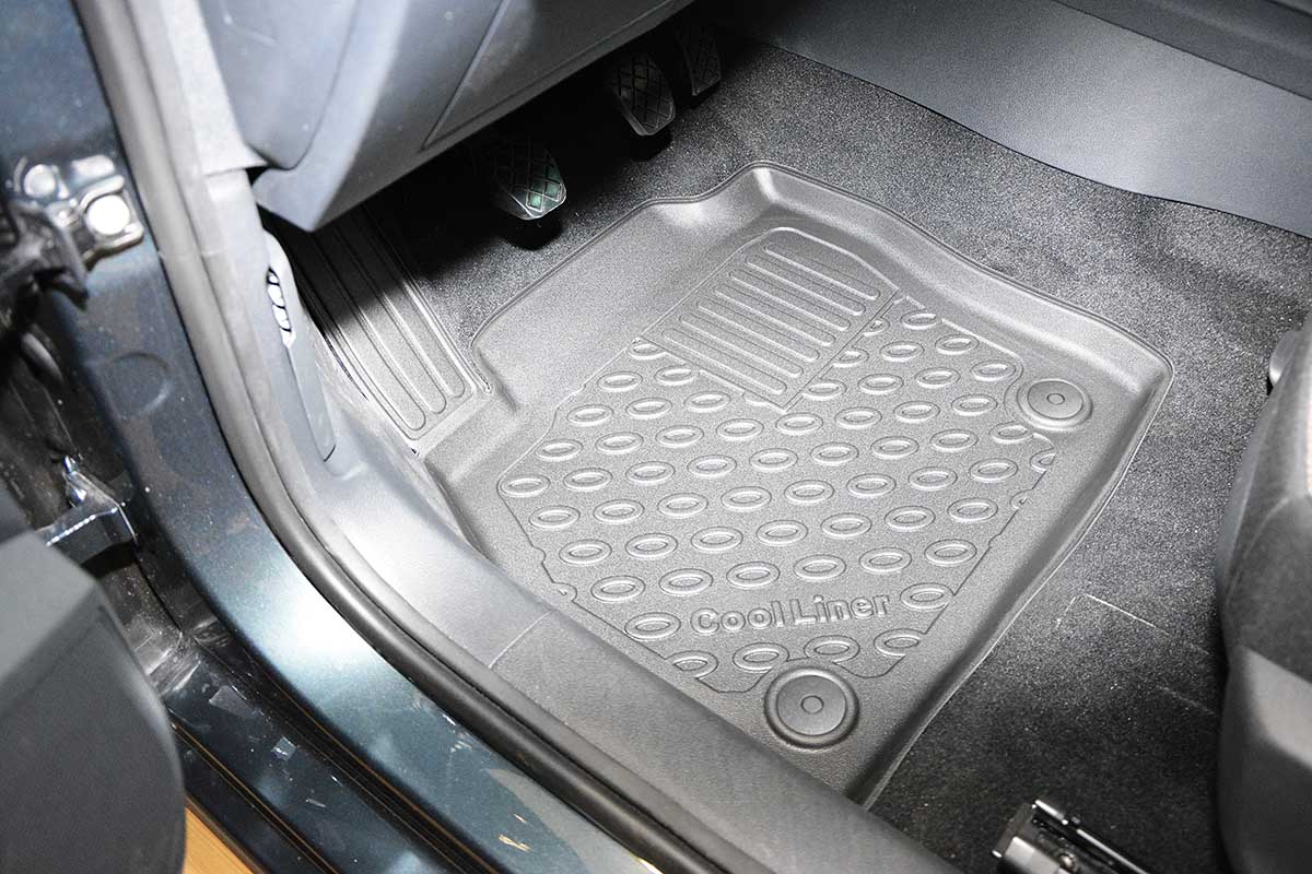 Car mats Skoda Scala (NW1) 2019-present 5-door hatchback Cool Liner PE/TPE rubber (2)