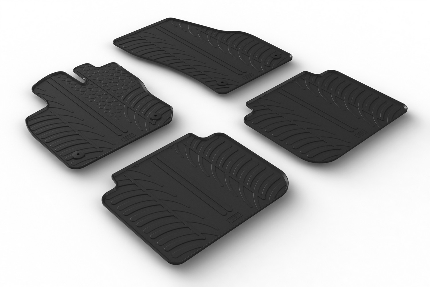 Car mats suitable for Skoda Kodiaq II (PS) 2023-present Rubbasol rubber