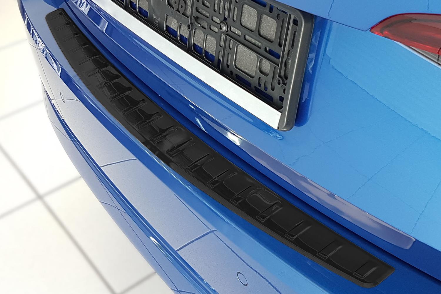 Bumperbeschermer geschikt voor Skoda Octavia IV (NX) 2020-heden 5-deurs hatchback RVS geborsteld antraciet