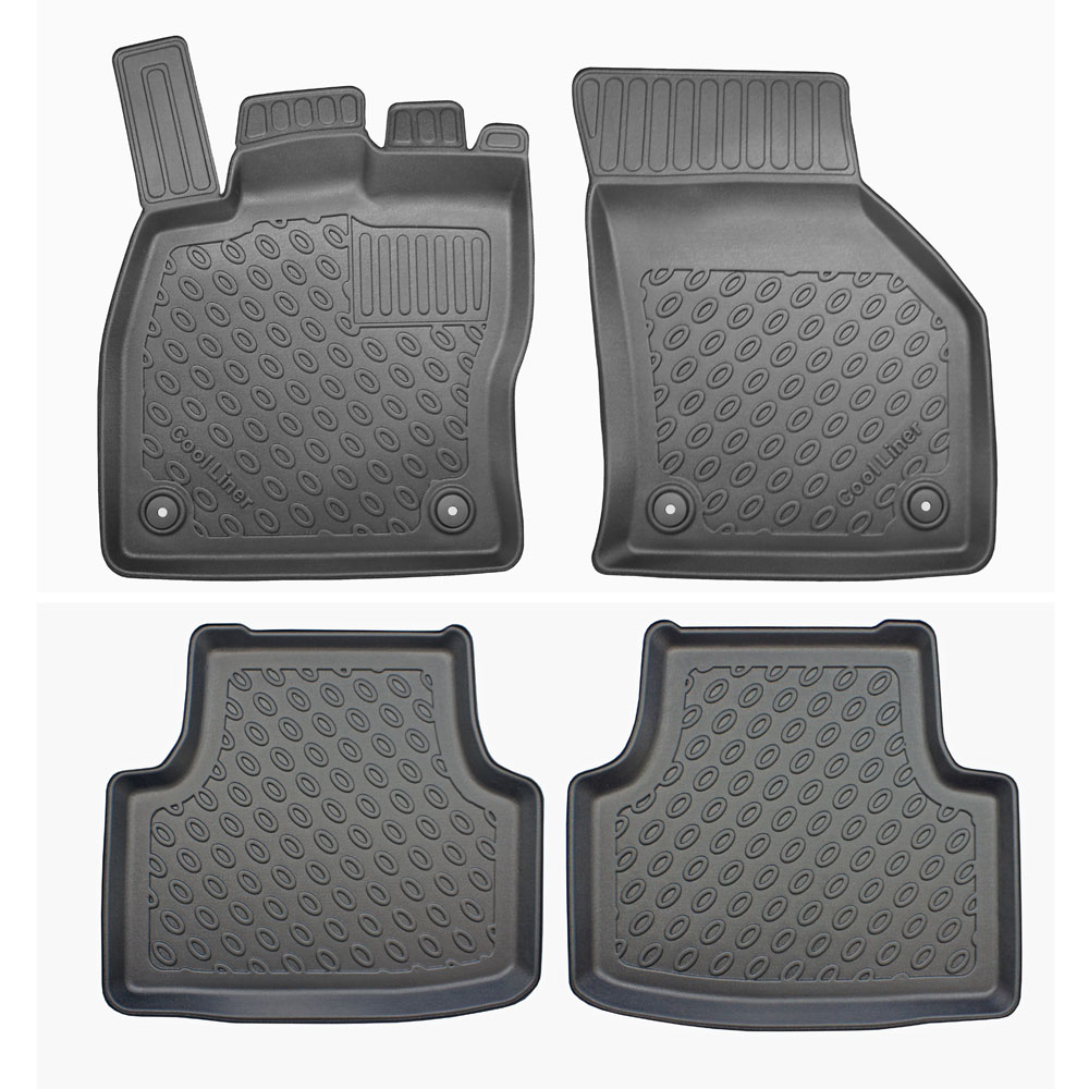Bumper protector CarParts-Expert black - (5E) matt | Combi Skoda Octavia III