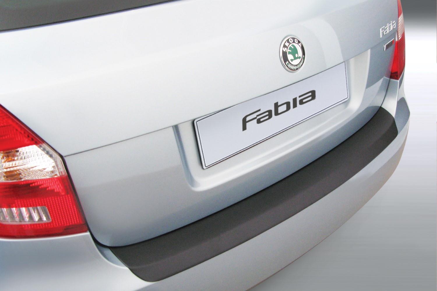 Rear bumper protector suitable for Skoda Fabia II (5J) 2010-2014 5-door hatchback ABS - matt black