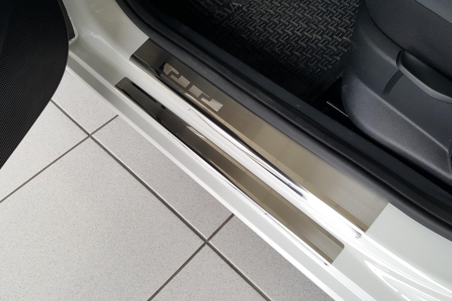 Instaplijsten geschikt voor Skoda Fabia III (NJ) 2014-2018 5-deurs hatchback RVS geborsteld