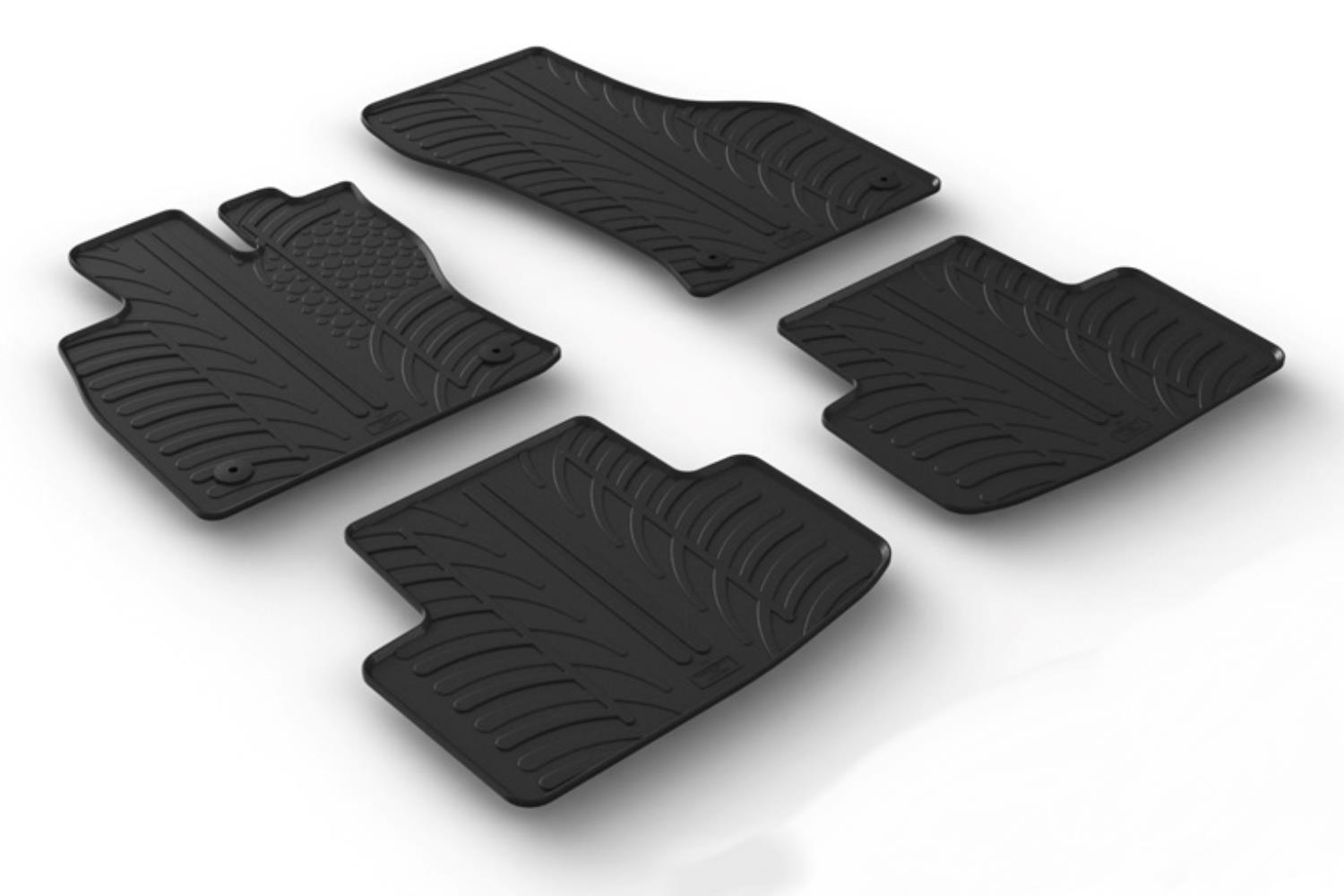 Car mats suitable for Skoda Octavia IV (NX) 2020-present 5-door hatchback Rubbasol rubber