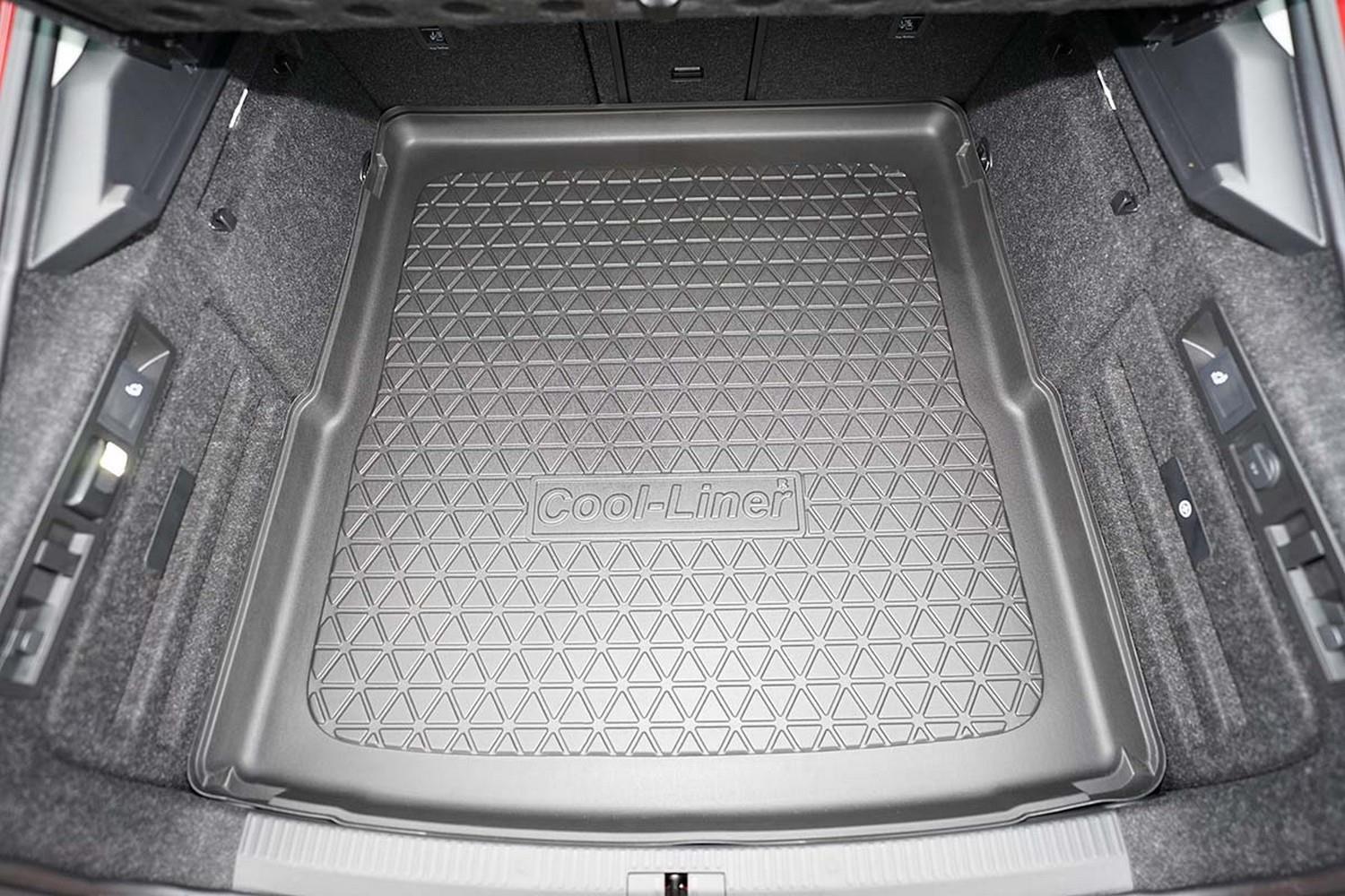 Kofferbakmat geschikt voor Skoda Superb III (3V) 2020-2024 5-deurs hatchback Cool Liner anti-slip PE/TPE rubber