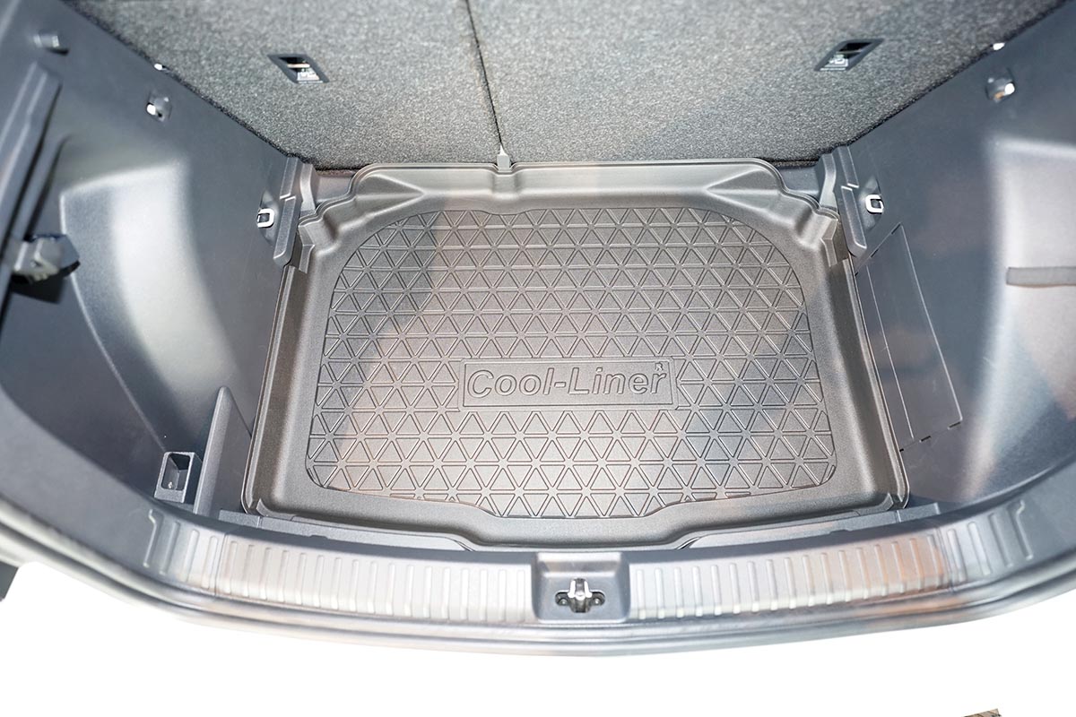 Boot mat suitable for Skoda Fabia IV 2021-present 5-door hatchback Cool Liner anti slip PE/TPE rubber