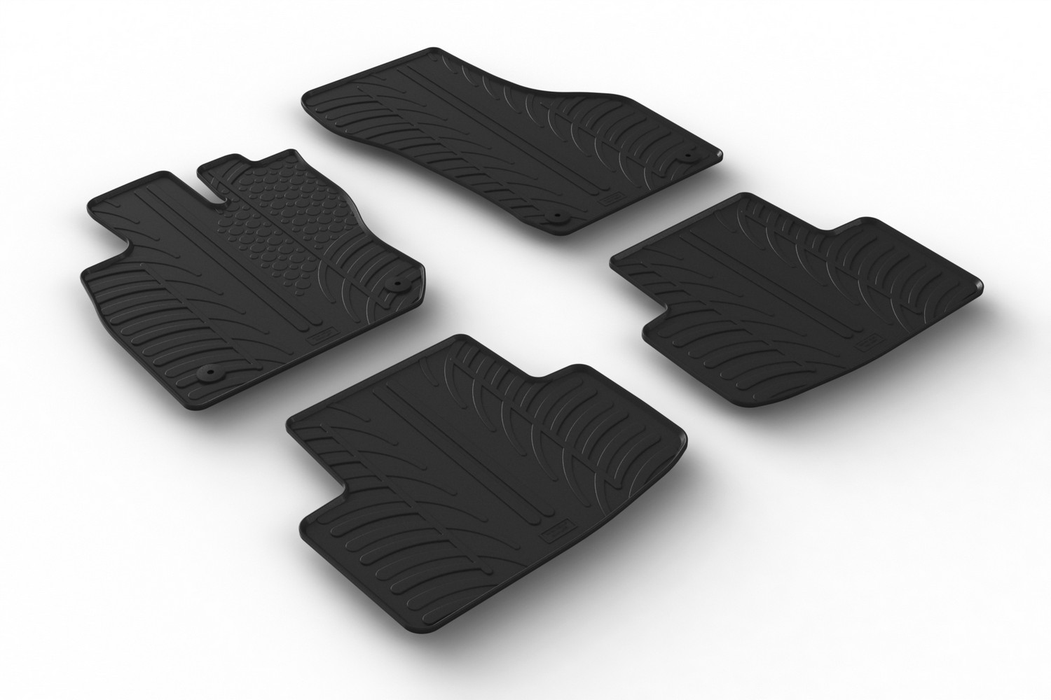Car mats suitable for Skoda Octavia IV (NX) 2020-present 4-door saloon Rubbasol rubber