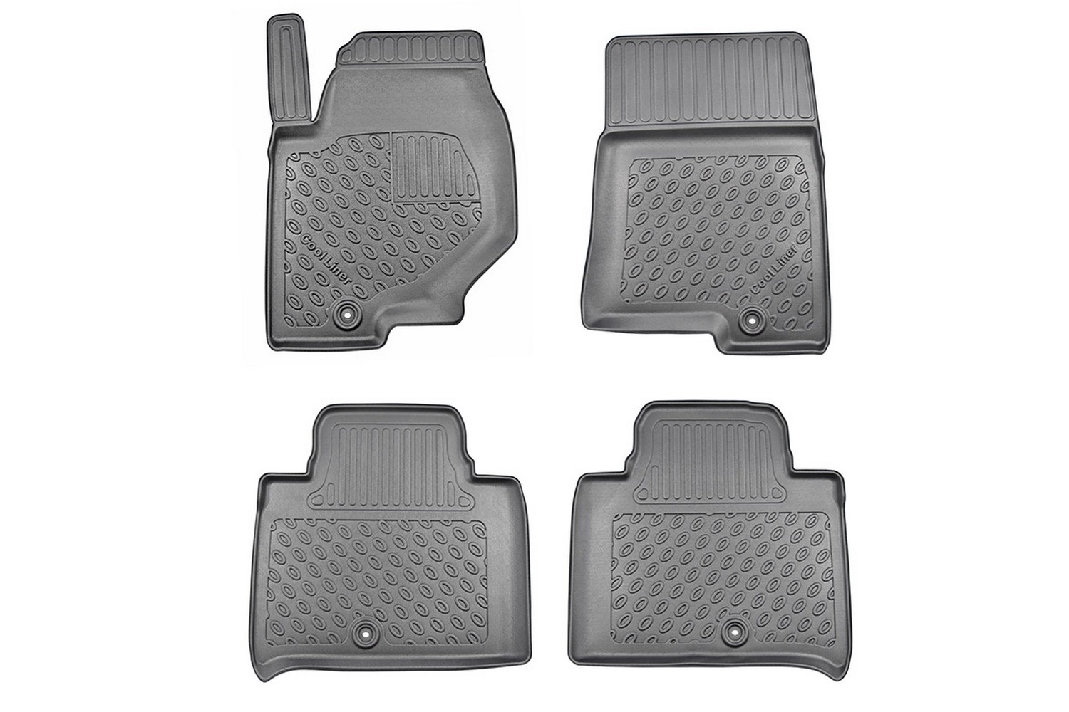 Car mats suitable for SsangYong - KGM Musso / Rexton Sports (Q200) 2018-present pickup Cool Liner PE/TPE rubber (SSY1MUFM-C) (4) Car mats suitable for SsangYong - KGM Musso / Rexton Sports (Q200) 2018-present pickup Cool Liner PE/TPE rubber (SSY1MUFM-C) (4)