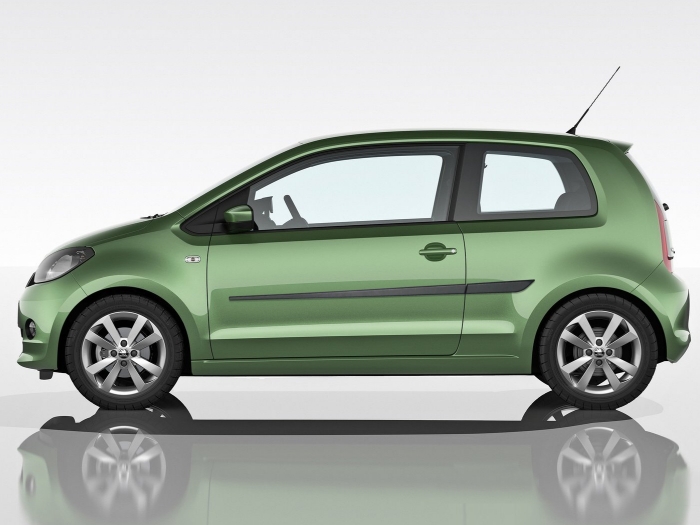 Stootstrips Volkswagen up! 2011-heden 3-deurs hatchback set zijportieren