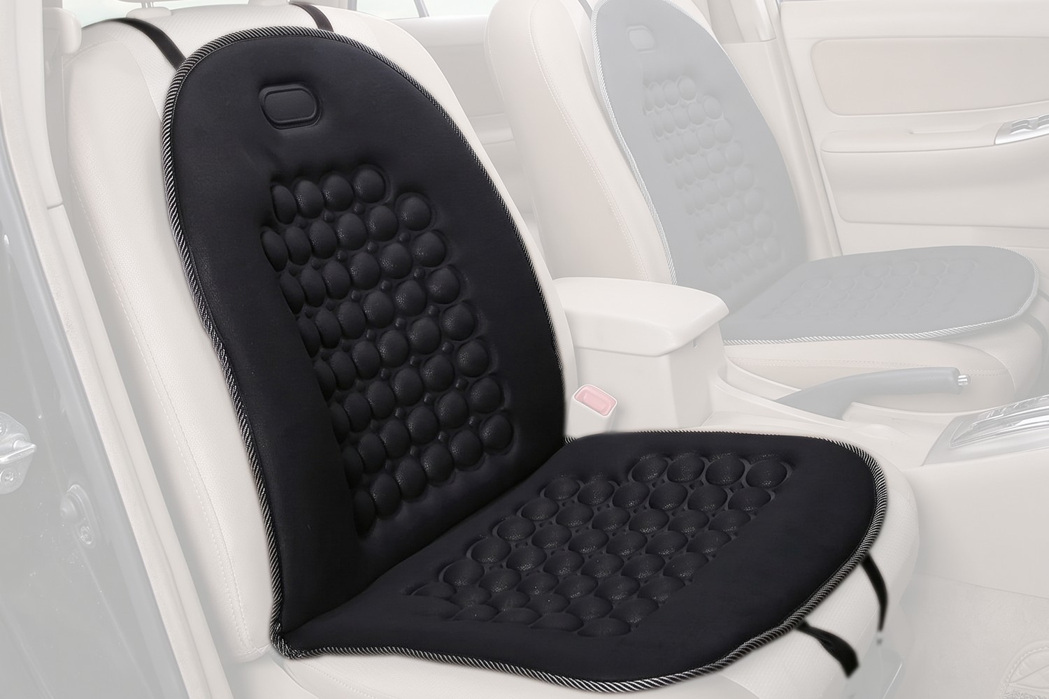 Bubble car seat cushion for seat and backrest 95 x 45 cm