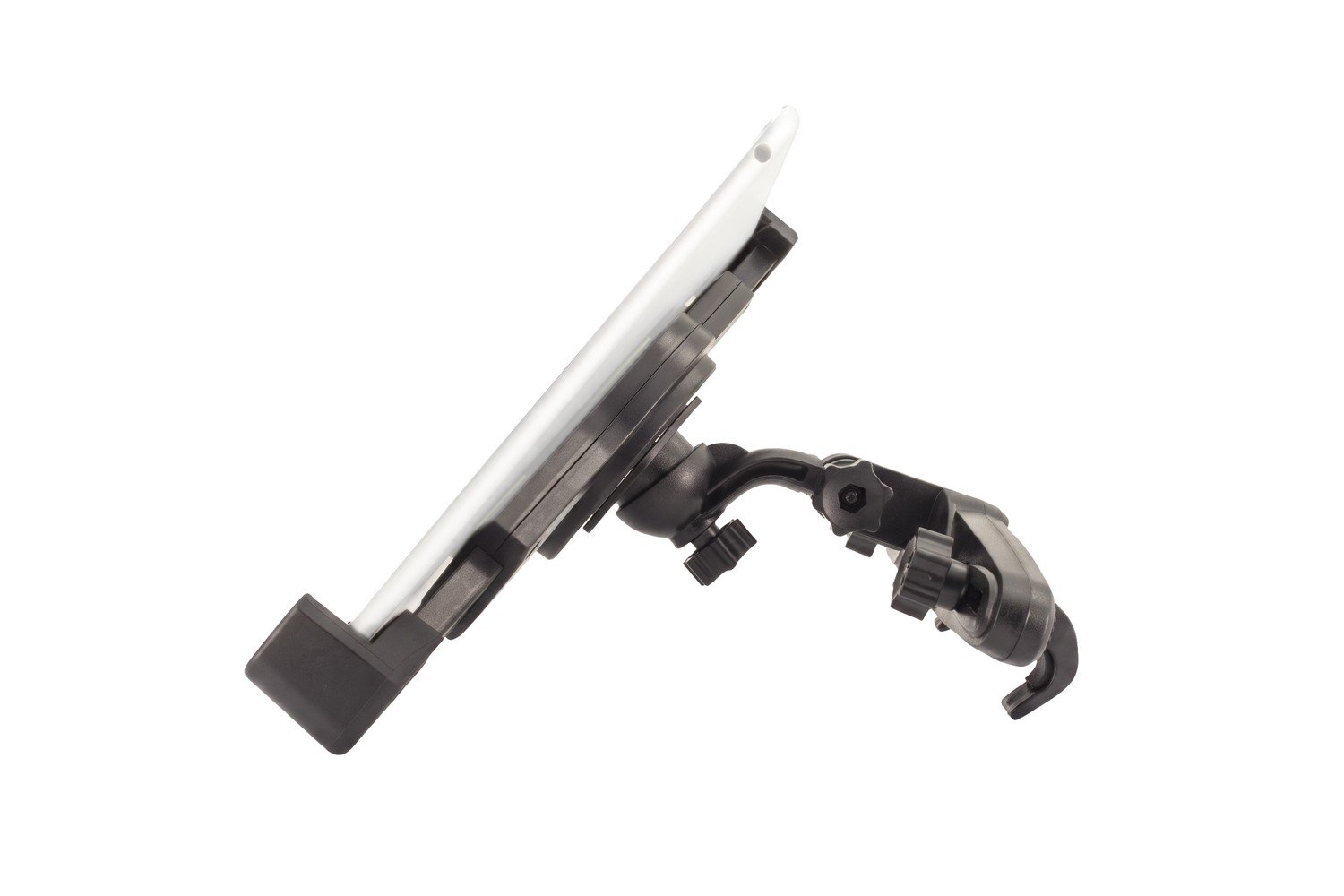 Tablet holder for car headrest diagonal