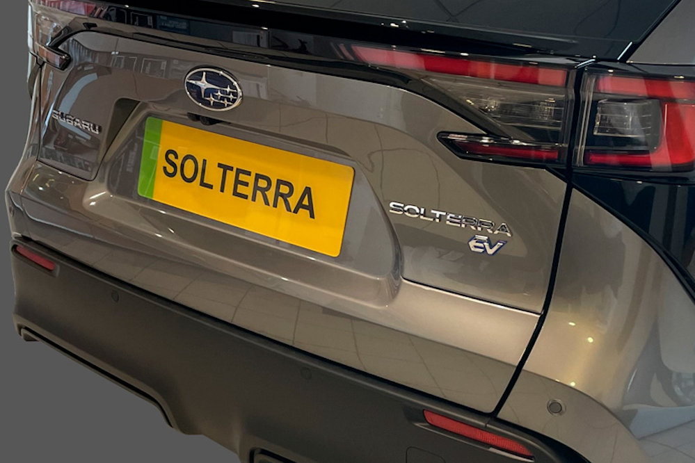 Bumperbeschermer geschikt voor Subaru Solterra 2022-heden ABS - matzwart