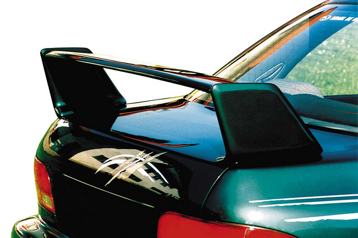 Тюнинг Impreza Вертикальные вставки в задний спойлер, под покрас, 3 штуки - AGS Tuning