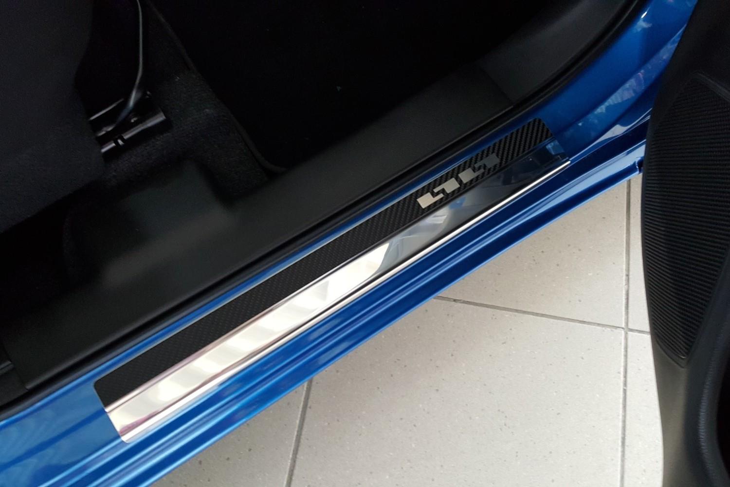 Instaplijsten Suzuki Swift (AZ-A2L) 2017-heden 5-deurs hatchback RVS - carbon folie